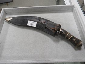 A VINTAGE KUKRI