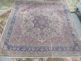 TWO CARPET RUNNERS TOGETHER WITH TWO RUGS - APPROX 170 x 120 cm, 174 x 2170 cm AND TWO 280 x 74 cm