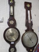 TWO ANTIQUE BAROMETER A/F