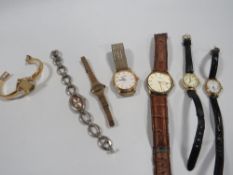 A COLLECTION OF WATCHES TO INCLUDE A GUCCI EXAMPLE