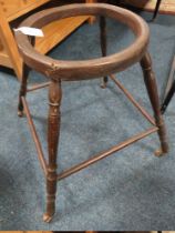 A 19TH CENTURY CHILDS WALKING FRAME A/F