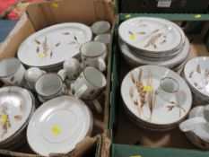 TWO TRAYS OF MIDWINTER WILD OATS TEA/DINNER WARE