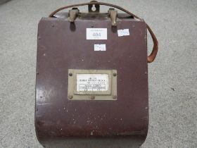 A WW11 ( DATED 1943 ) AIR MINISTRY BUBBLE SEXTANT 6B/218, IN ORIGINAL FITTED CASE WITH SOME LATER