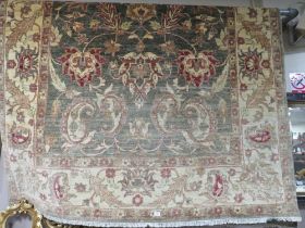 A LARGE 20TH CENTURY KILIM WOOLLEN RUG