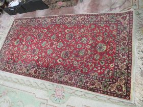 A VINTAGE RUG 'SALOME' MADE BY CARMEL CARPETS 180 X 90 CM