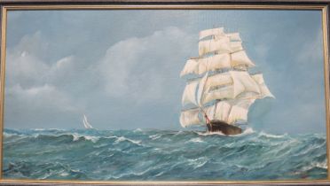 JOHN HAMILTON - A SIGNED OIL ON BOARD