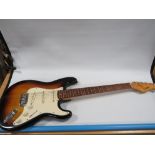 A ENCORE STRAT STYLE ELECTRIC GUITAR