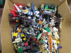 TWO BOXES OF ASSORTED LEGO ETC