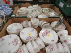 TWO TRAYS OF ASSORTED CERAMICS TO INCLUDE PARAGON
