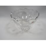 A BOXED STUART CRYSTAL BOWL "CASCADE"