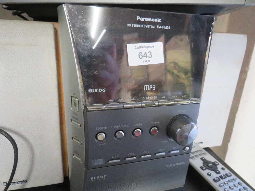 A PIONEER BLUE RAY PLAYER AND A PANASONIC STEREO ETC - Image 3 of 5