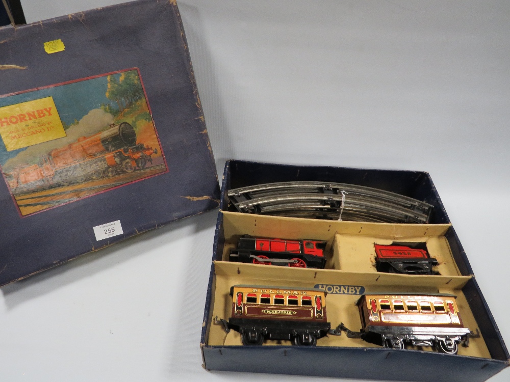 A HORNBY BOXED TRAIN SET