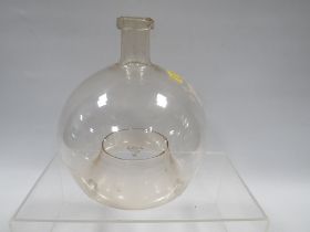 LATE 18TH EARLY 19TH CENTURY GLASS WASP TRAP