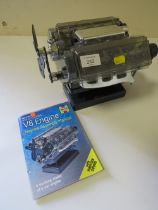 A HAYNES BUILD YOUR OWN V8 ENGINE WITH IGNITION SOUND AND MANUAL