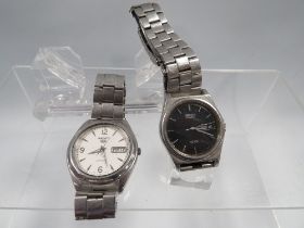 TWO SEIKO GENTLEMANS WRISTWATCHES