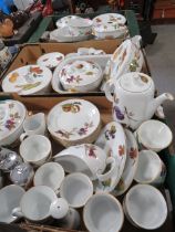 THREE TRAYS OF ROYAL WORCESTER EVESHAM