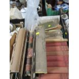 TWO SMALL TRAYS OF VINTAGE BOOKS A/F
