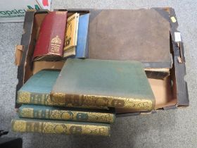 A TRAY OF BOOKS TO INCLUDE THE JOURNEY OF HORTICULTURE