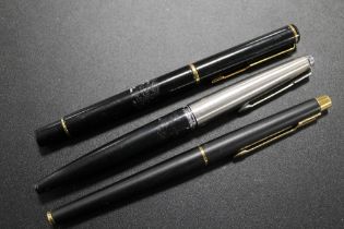 THREE PARKER FOUNTAIN PENS