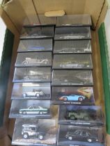 SIXTEEN BOXED JAMES BOND VEHICLES