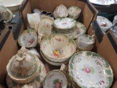 A TRAY OF ASSORTED VINTAGE TEA WARE