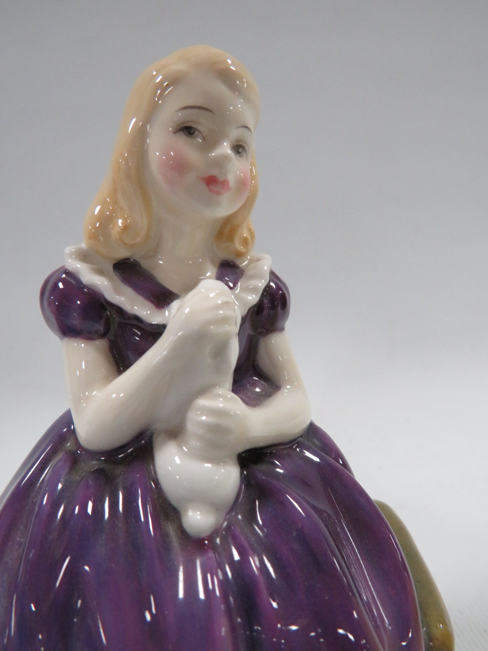 THREE SMALL ROYAL DOULTON FIGURINES TO INCLUDE "AFFECTION" - Image 3 of 6