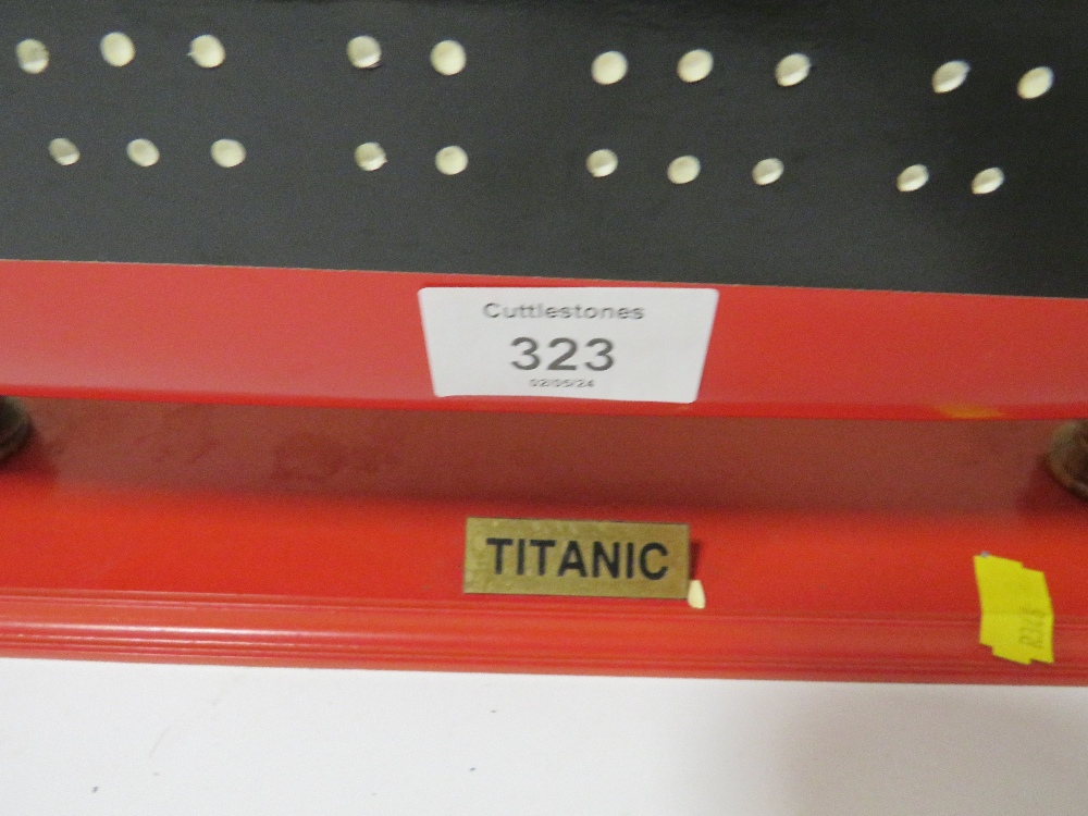 A SCRATCH BUILT MODEL OF THE TITANIC - Image 6 of 6