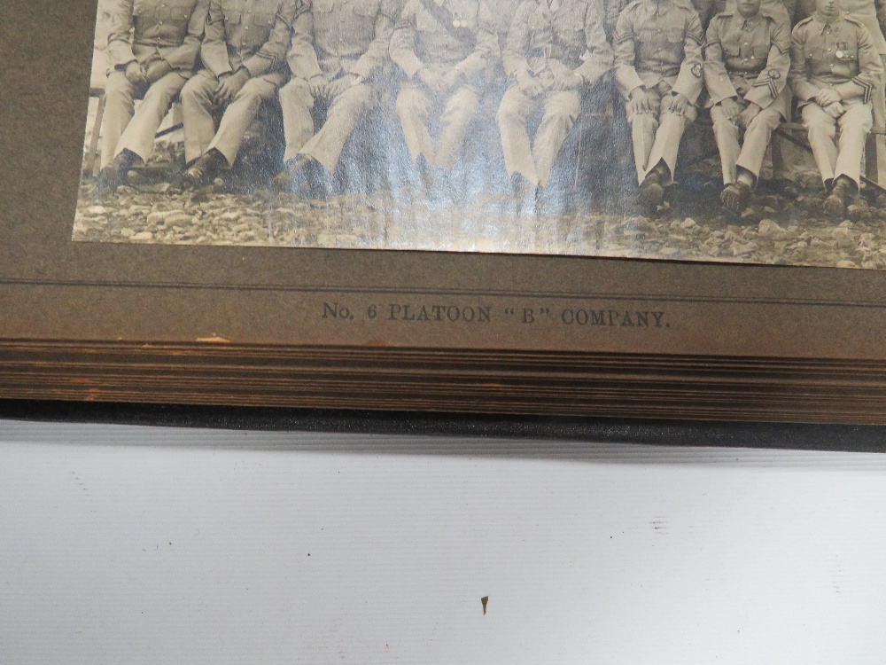 A 1920'S KINGS SHROPSHIRE LIGHT INFANTRY ( KSLI )PHOTOGRAPH ALBUM, CONTAINING APPROX 30 IMAGES OF - Image 5 of 5