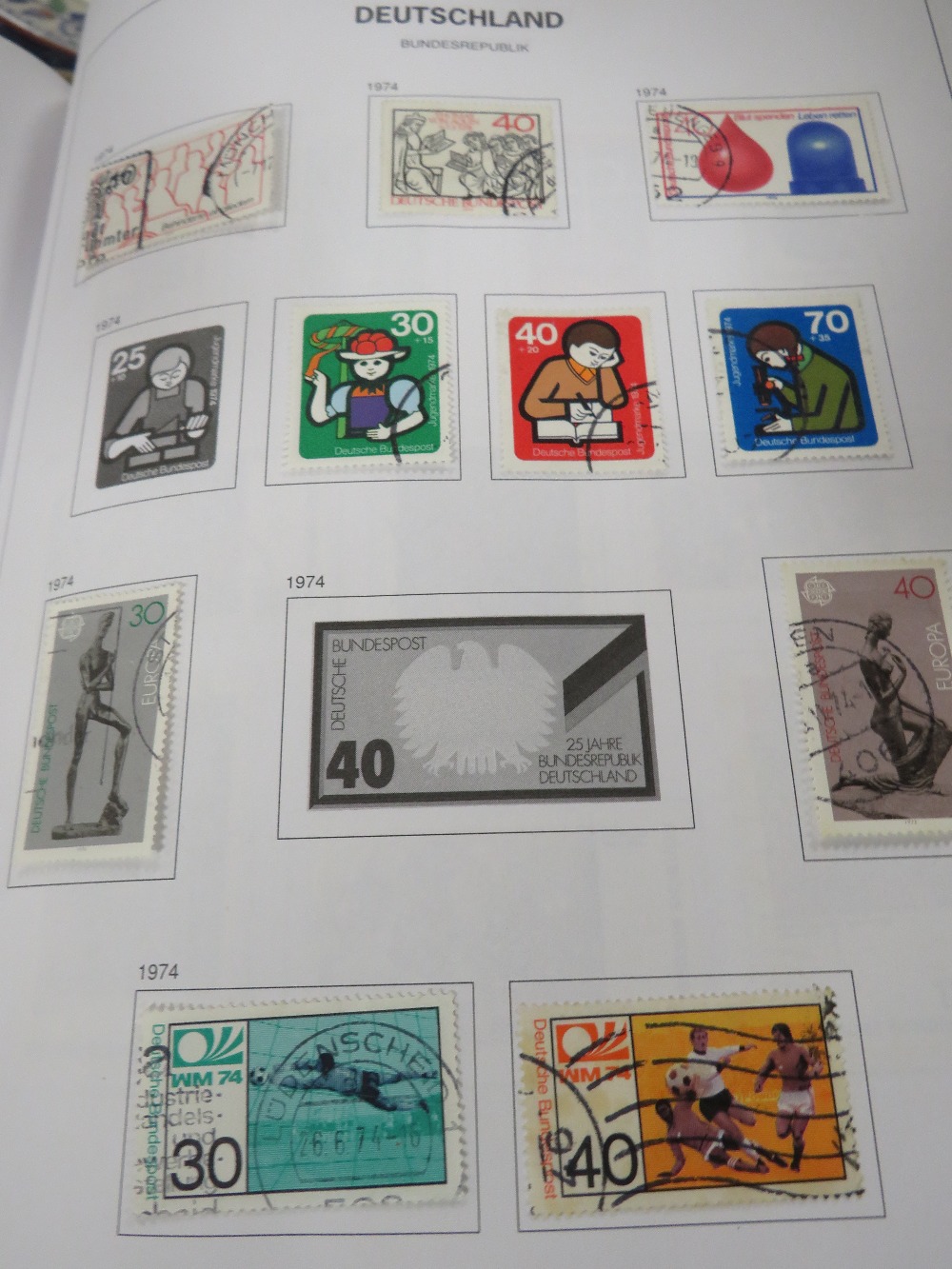 TWO TRAYS OF STAMP COLLECTIONS , ALL PERIODS TO INCLUDE GERMAN EXAMPLES - Image 6 of 7