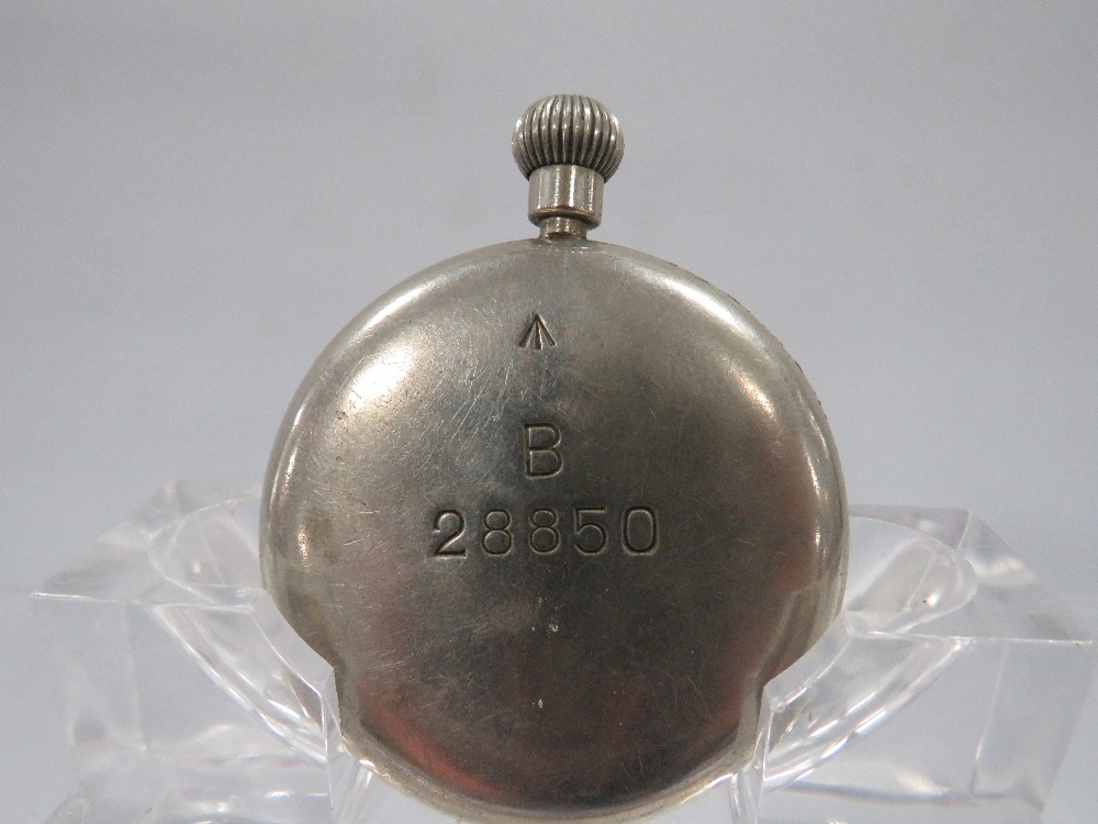 AN ANTIQUE MILITARY POCKET WATCH BY RYF & MARCHAND LTD MARKED ON REAR A/F - Image 2 of 2