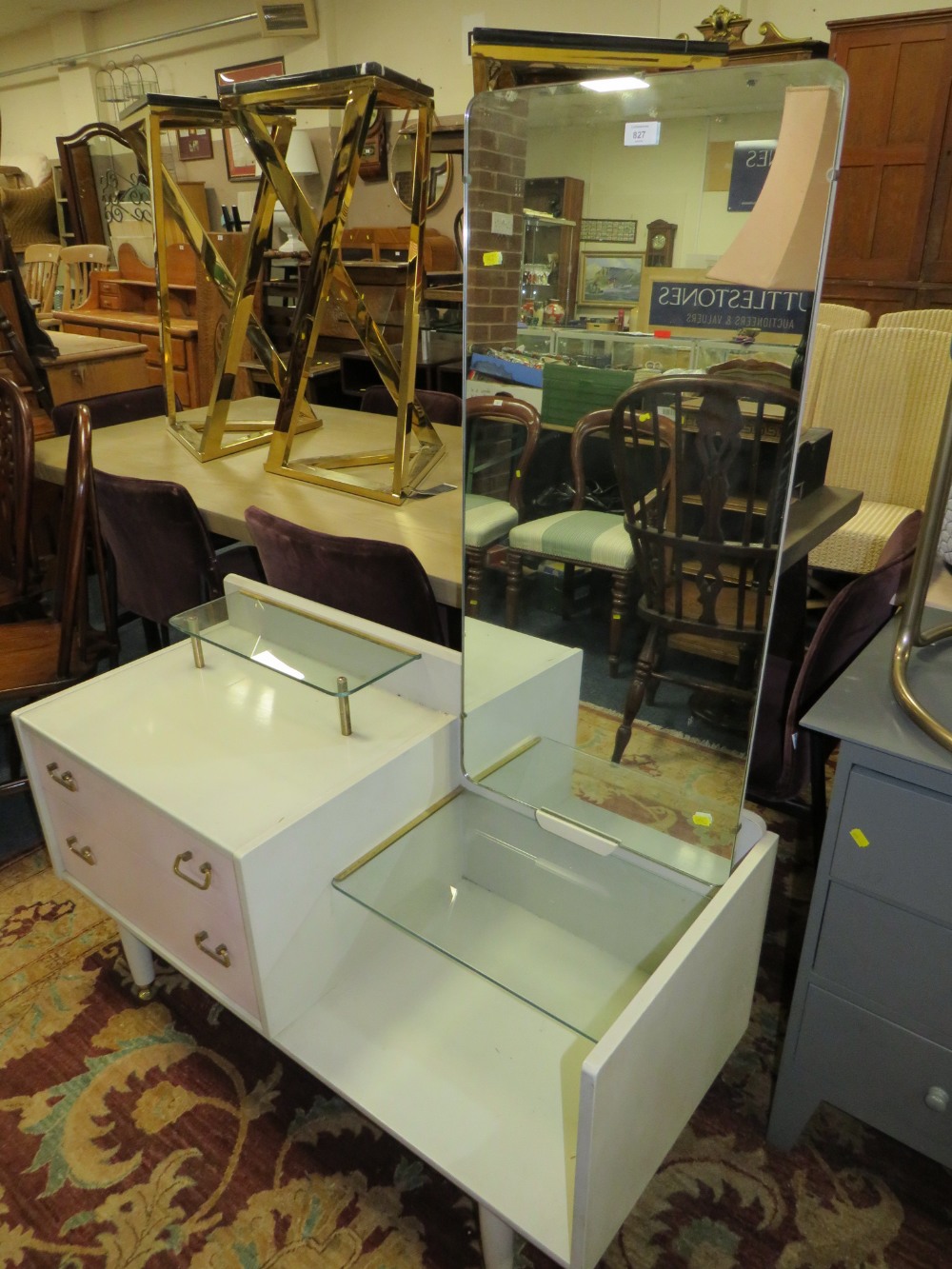 A MID CENTURY G PLAN 'E GOMME' DRESSING TABLE - Image 2 of 4
