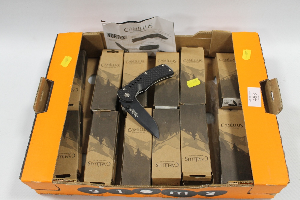 TWELVE NEW / BOXED CAMILLUS FOLDING PEN KNIVES