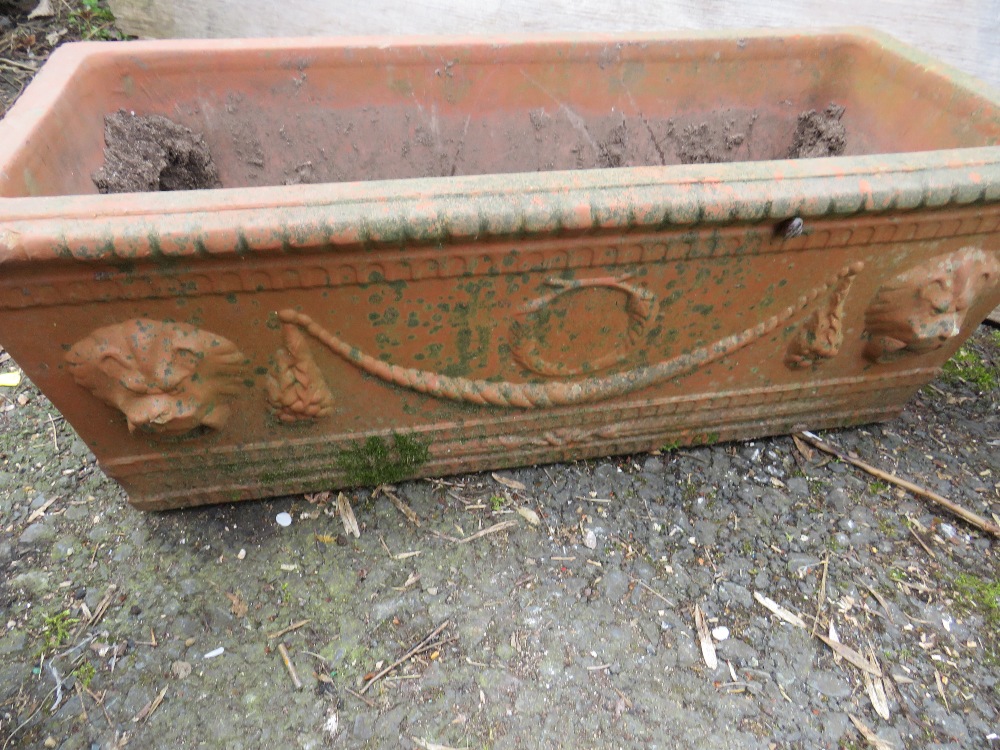 FOUR TERRACOTTA GARDEN PLANTERS - Image 3 of 6