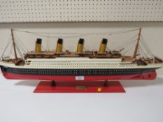 A SCRATCH BUILT MODEL OF THE TITANIC