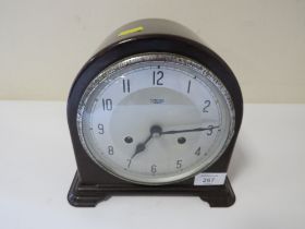 A VINTAGE SMITHS ENFIELD BAKER LIGHT MANTLE CLOCK