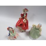 THREE ROYAL DOULTON FIGURINES TO INCLUDE TOP O' THE HILL