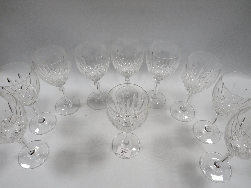 A SET OF 10 WATERFORD CRYSTAL WINE GLASSES - Image 4 of 4