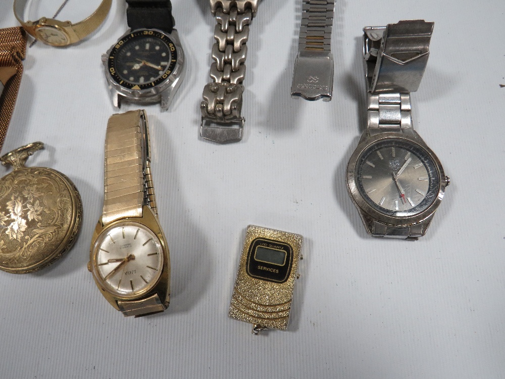 A SELECTION OF WRIST AND POCKET WATCHES A/F - Image 4 of 6