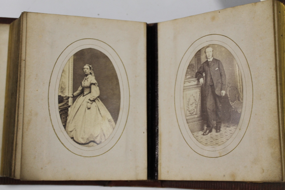 A QUANTITY OF ANTIQUE PHOTOGRAPH ALBUMS AND OTHER ETC - Image 3 of 7