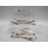 A COLLECTION OF HALLMARKED SILVER FLATWARE VARIOUS DATES AND MAKERS TO INCLUDE EXETER , ASSAY