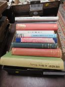 A SMALL COLLECTION OF VINTAGE BOOKS COMPRISING THE HISTORY OF THE FIRST WORLD WAR AND A SELECTION OF
