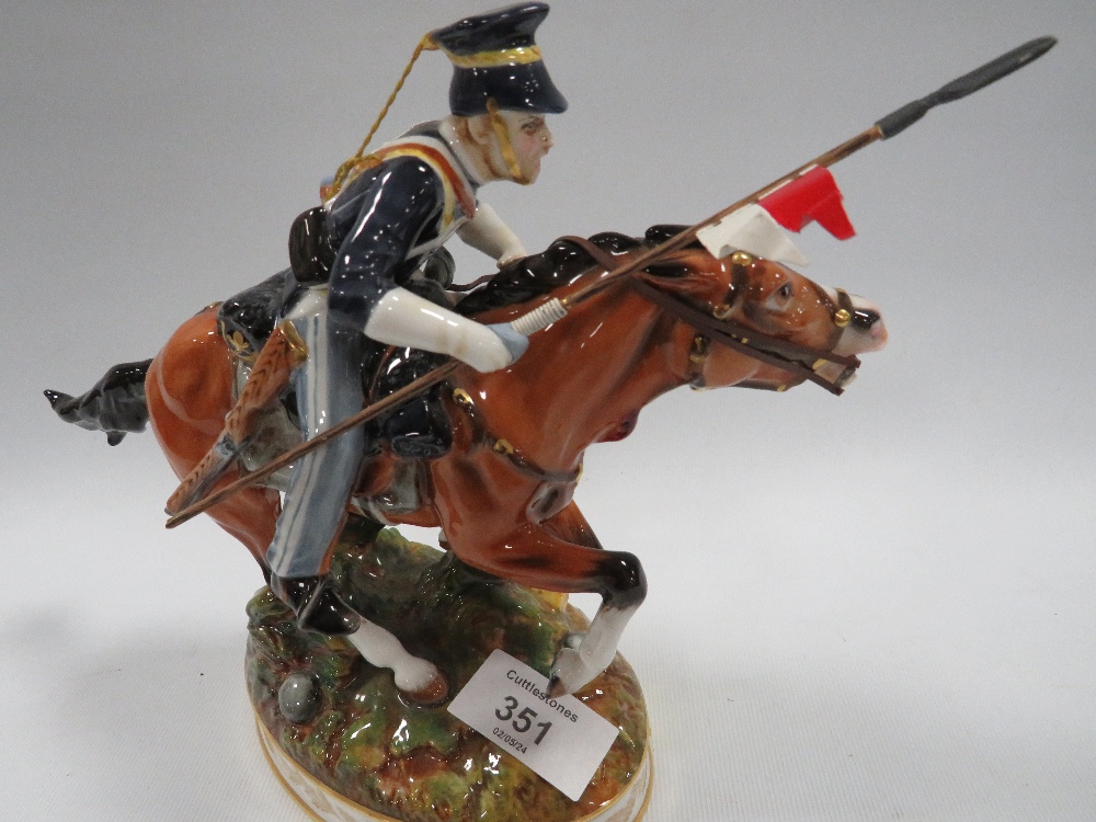 ROYAL DOULTON "CHARGE OF LIGHT BRIGADE" FIGURE - Image 3 of 3