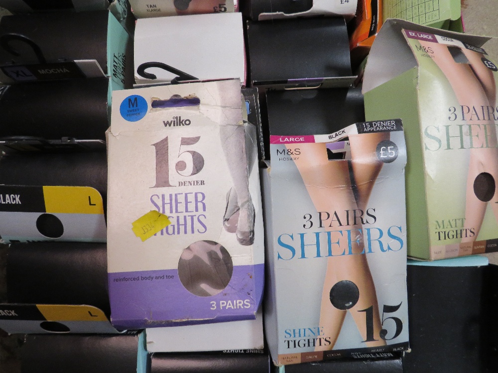 A TRAY OF BOXED LADIES TIGHTS - Image 2 of 2