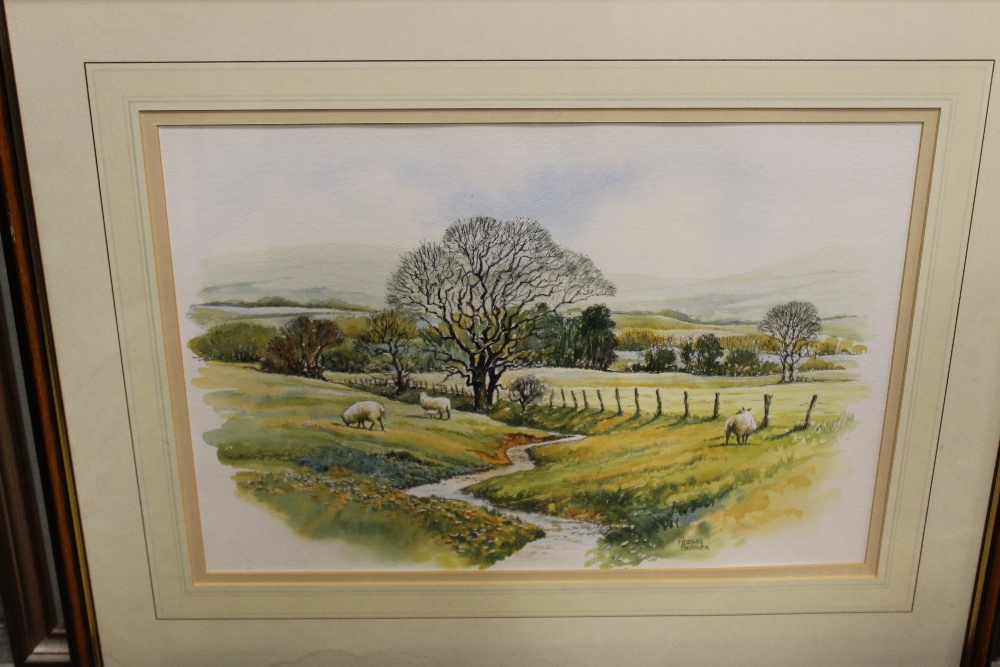 A QUANTITY OF ASSORTED PICTURES TO INCLUDE ADRIAN BROOKES WATERCOLOUR, ADAMSON COASTAL WATERCOLOUR - Bild 2 aus 5