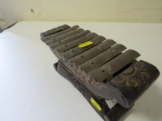 A VINTAGE SMALL DECORATIVE XYLOPHONE