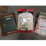 THREE TRAYS OF ASSORTED STAMPS AND FIRST DAY COVERS, G.B IN VARIOUS REIGNS