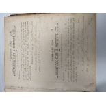 A VINTAGE BOOK CONTAINING MEMBERSHIP FORMS FOR THE BRUNSWICK CLUB & INSTITUTE LTD