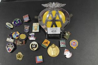 VINTAGE AA BADGE, SMALL COLLECTION OF PIN BADGES - MOSTLY VINTAGE BUTLIN'S EXAMPLES, together with a