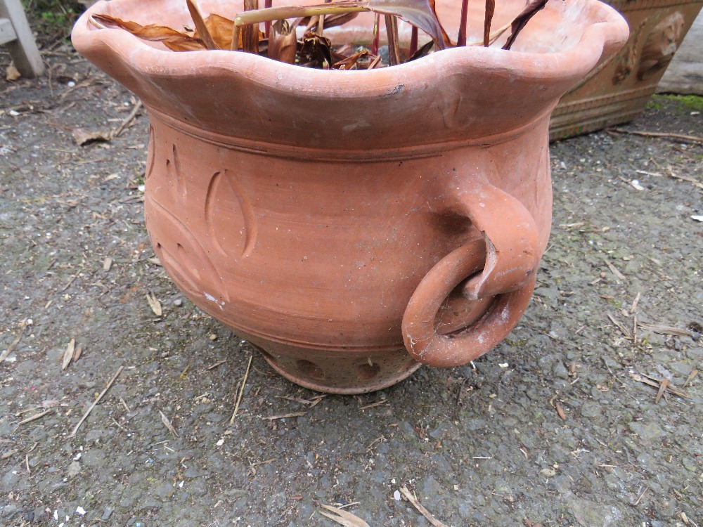 FOUR TERRACOTTA GARDEN PLANTERS - Image 2 of 6