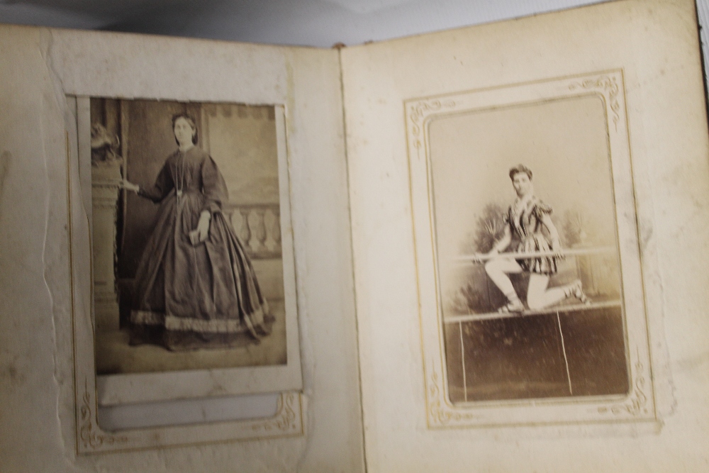 A QUANTITY OF ANTIQUE PHOTOGRAPH ALBUMS AND OTHER ETC - Image 6 of 7